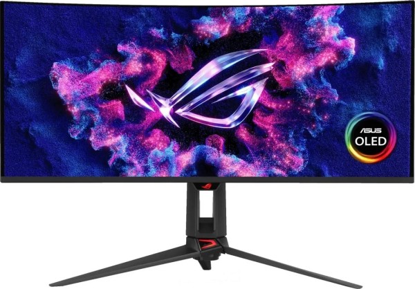 МОНИТОР 34" ASUS ROG Swift PG34WCDN Black Сurved с поворотом экрана  (QD OLED, 3440x1440, 360Hz, 0,03 ms, 178°/178°)