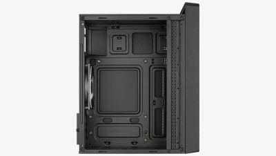 Корпус AeroCool CS-109-S-BK-v1 Mid Tower (mATX/ Mini-ITX, без БП, Сталь SPCC, HD Audio) (4711099472390)