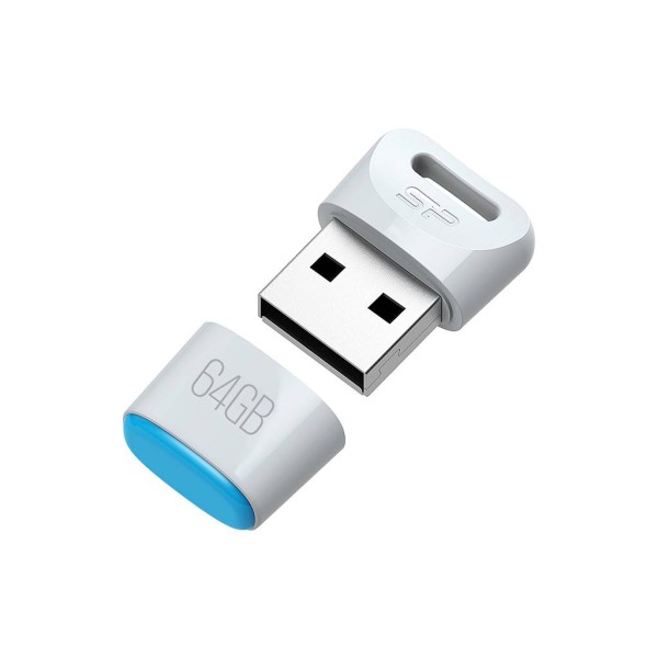 Флеш накопитель 4GB Silicon Power Touch T06, USB 2.0, Белый