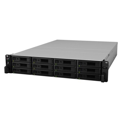 Synology RS3618xs Сетевое хранилище 12x2.5"/3.5" SATA, Intel Xeon D-1521/4x2.4GHz, 8GB DDR4, 4x1 Гбит/с, 2xUSB