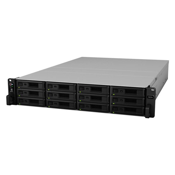 Synology RS3618xs Сетевое хранилище 12x2.5"/3.5" SATA, Intel Xeon D-1521/4x2.4GHz, 8GB DDR4, 4x1 Гбит/с, 2xUSB