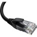GCR Патч-корд прямой 10.0m UTP кат.5e, черный, верхний угол, литой, ethernet high speed, RJ45, T568B Greenconnect GCR-53935