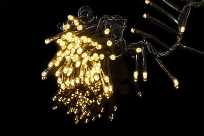 Гирлянда Гирлянда 400LED 220V, 8 режимов, 7 м, нить, мягкий белый