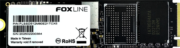Твердотельный накопитель Foxline FLSSD512M80E21TCX5