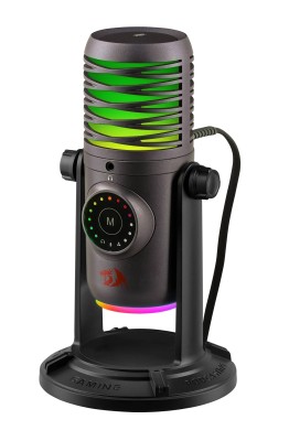 Redragon Игровой стрим микрофон Stellaris GM306 USB,омнидир,подсветка