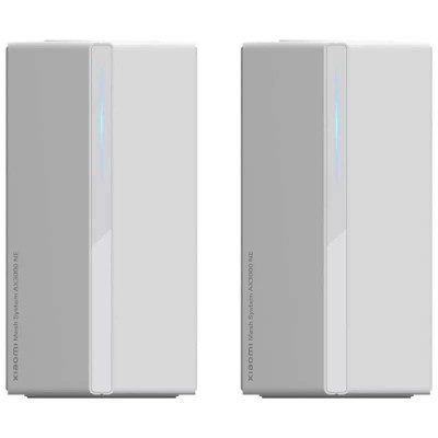 Xiaomi DVB4464GL MESH-комплект Xiaomi Mesh System AX3000 NE (2-pack), 2.4/ 5 ГГц, 2976 Мбит/с, LAN 4x1 Гбит/с