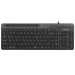 Клавиатура A4Tech Fstyler FK25 черный/серый USB slim A4Tech FK25 BLACK