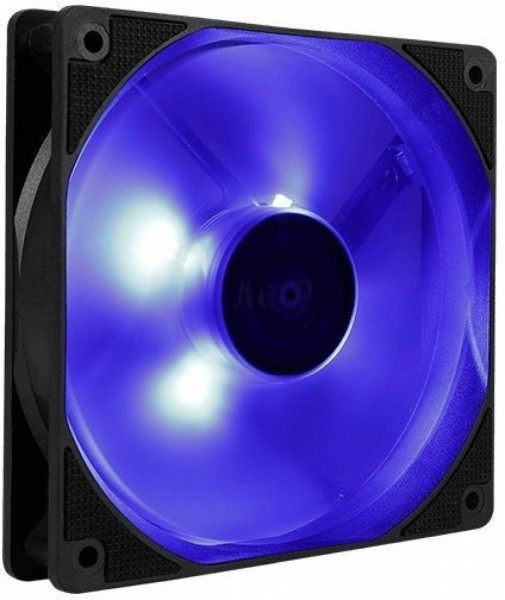 Вентилятор Aerocool Motion 12 Plus Blue LED (120мм, 22dB, 1200rpm, 3 pin+Molex, синяя подсветка) RTL