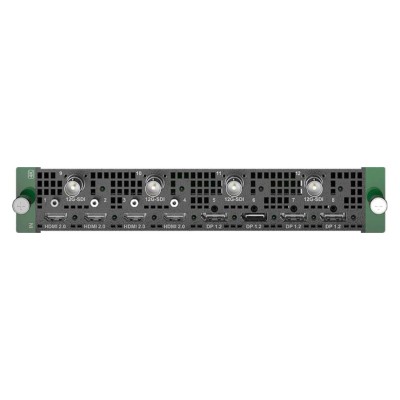 Карта входа Pixelhue [Q8_HDMI2.0+DP1.2+12G -SDI Input Card_II] HDMI2.0 / DP1.2 / 12G-SDI для Q8: приём сигналов с ноутбуков, медиаисточников и профессиональных камер/пультов вещательного класса.