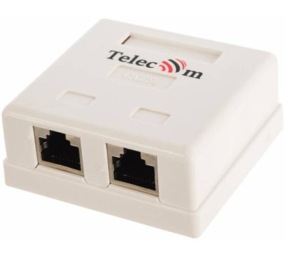Розетка внешняя RJ-45 (UTP) 5E кат. двойная 