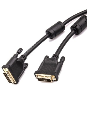 Кабель DVI (24+1) M/M  3m, 2 фильтра Aopen/Qust <ACG442GD-3M>