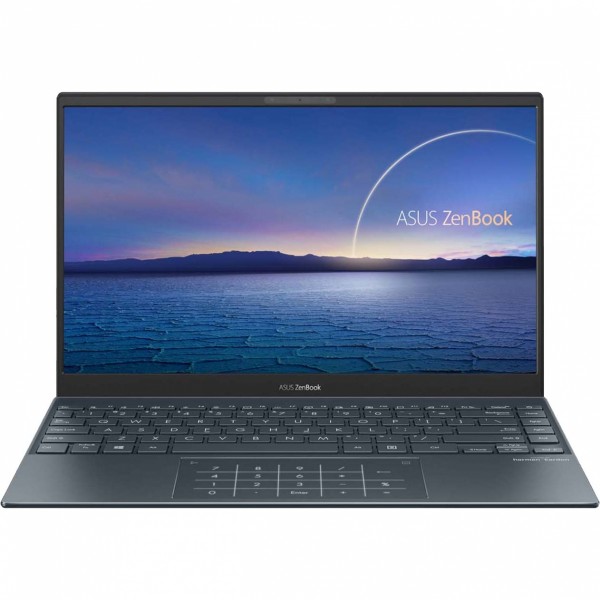 Ноутбук ASUS UX325EA-KG230W +Sleeve+cable 13.3"(1920x1080)/Intel Core i5 1135G7(2.4Ghz)/8192Mb/512PCISSDGb/noDVD/Int:Intel Iris Xe Graphics/Cam/BT/WiFi/war 2y/1.14kg/Pine Grey/W11 + Support NumberPad