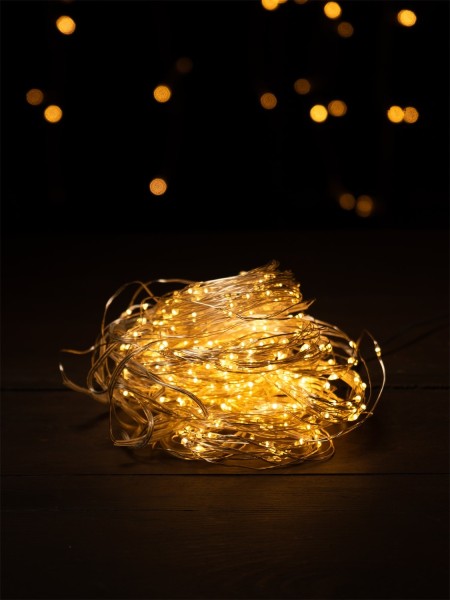 Гирлянда Гирлянда 450LED 220V, 8 режимов, 3х3 м, занавес, медь, тёплый белый