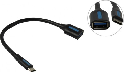 Адаптер-переходник Vention USB CM/ OTG USB 3.0 AF, гибкий - 0,15м. Vention CCVBB