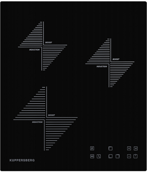 Встраиваемые индукционные панели Kuppersberg ICO 402