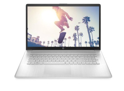 Ноутбук HP17 17-cp0138ur 17.3" FHD, AMD R7-5700U, 16Gb, 1Tb SSD, no ODD, Win11, серебристый