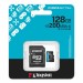 Карта памяти Kingston  128GB microSDXC Canvas Go Plus Gen4 200MB/s A2 U3 V30 Card + ADP Kingston SDCG4/128GB