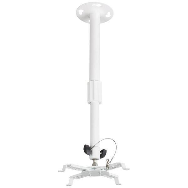 Крепление потолочное Kromax PROJECTOR-300 белый для проектора, 2 ст свободы, наклон 30°, вращение на 360°