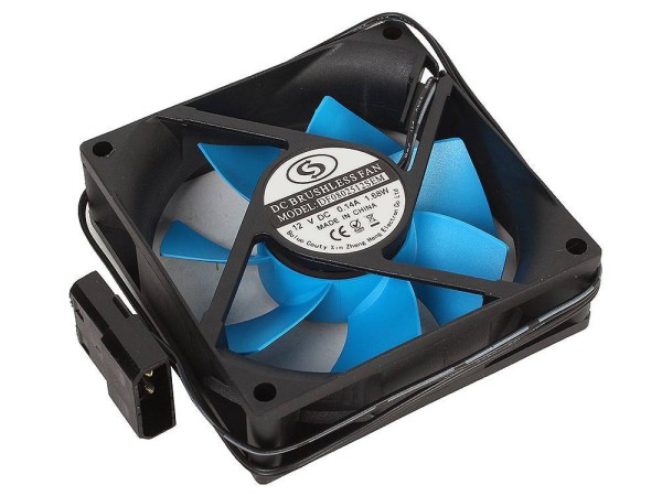 Вентилятор Aerocool Motion 8 Black (80мм, 25.3dB, 2000rpm, Molex) RTL