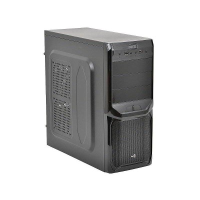 Корпус Aerocool V3X Black (2xUSB, 2xAudio, 0.5 мм, 80 мм FAN, ATX, без БП)