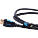 Кабель Vention HDMI High speed v2.0 with Ethernet 19M/19M - 0,75м Vention VAA-M01-B075