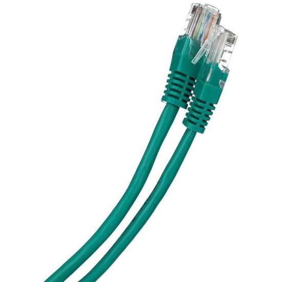 Патчкорд литой Aopen/Qust UTP кат.5е 1м зеленый <ANP511_1M_G>