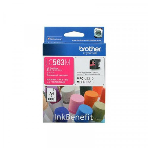 Картридж Brother LC-563M (magenta), 600 стр