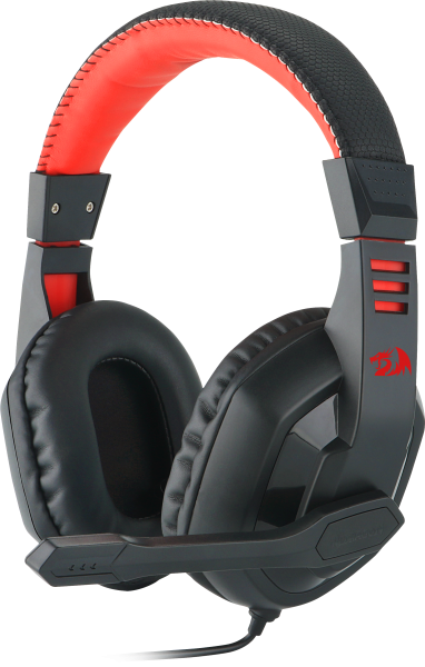 Redragon Игровая гарнитура Ares красный + черный, кабель 2 м Redragon Ares