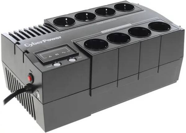 ИБП CyberPower BS650E Line-interactive 650VA/390W (Euro x8, 288x118x166(мм), 4,3кг)