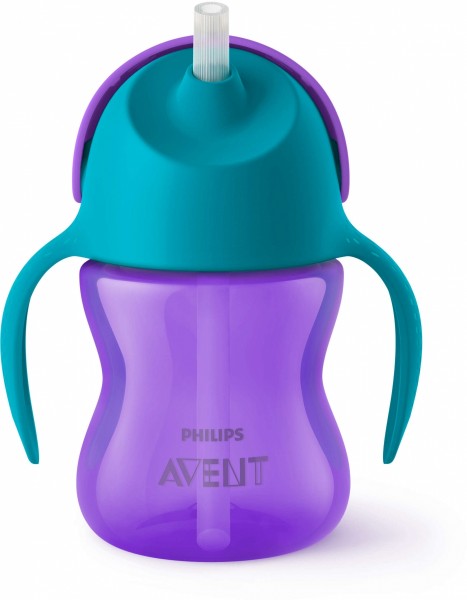 Чашка с трубочкой 200мл, 9 мес+, для девочки Philips Avent SCF796/02