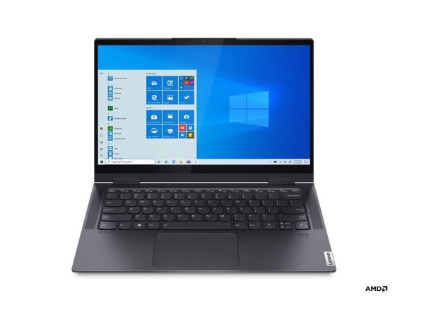 Ноутбук Lenovo YOGA 7 14ACN6 14" FHD Touch, AMD R7-5800U, 16Gb, 1Tb SSD, no ODD, Win11, серый (82N7008NRU)