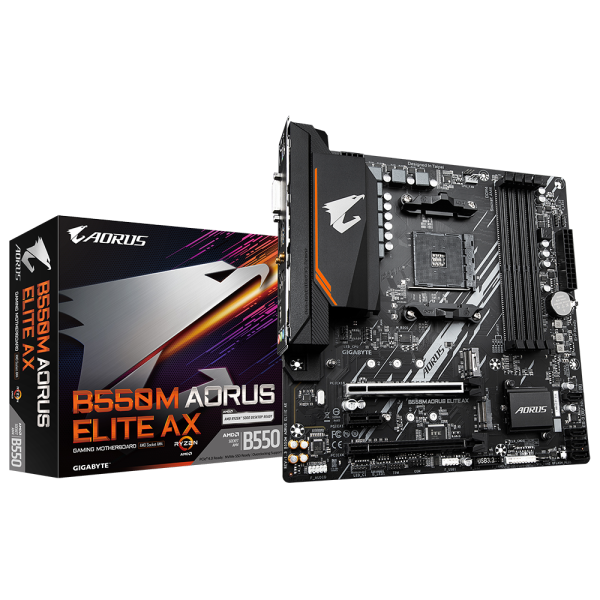 Материнская плата GIGABYTE B550M AORUS ELITE AX
