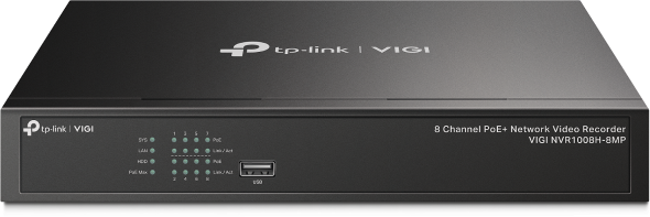 Сетевой видеорегистратор TP-Link VIGI NVR1008H-8MP