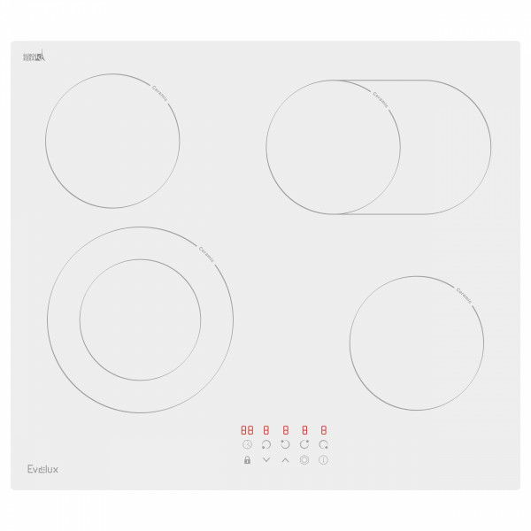 Встраиваемая варочная панель электрическая EVELUX HEV 642 W