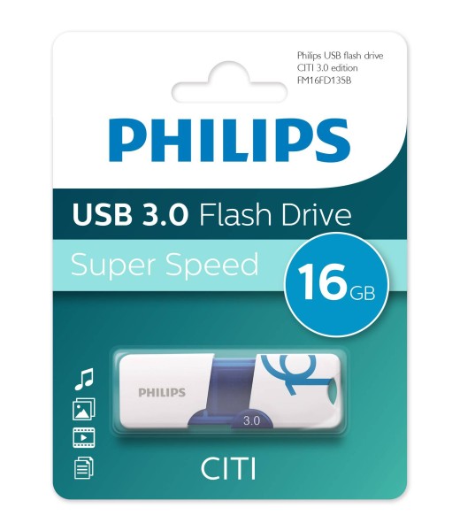 Флеш накопитель 16GB PHILIPS CITI3.0 16GB, USB 3.0