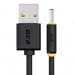 Greenconnect Адаптер 1,0 м переходник питания 5V -гибкий  USB AM / DC Jack 3.5mm, GCR-50881 Greenconnect USB 2.0 Type-AM - DC Jack 3.5mm (m) 1м