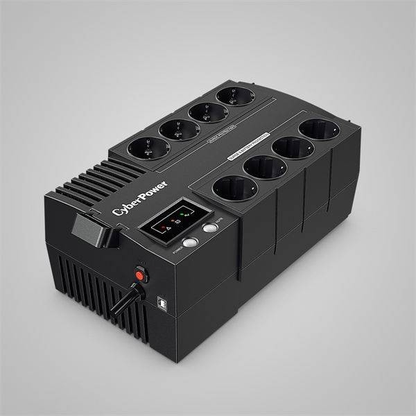 ИБП CyberPower BS850E Line-interactive 850VA/480W (Euro x8, 288x118x166(мм), 4,7кг)
