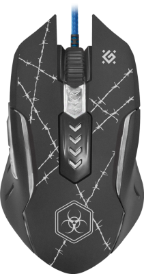 Defender Проводная игровая мышь Forced GM-020L оптика,6кнопок,800-3200dpi Defender Forced GM-020L