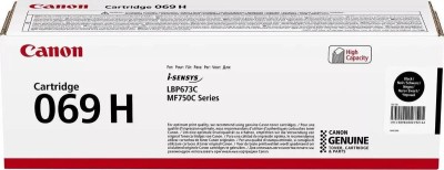 Картридж CANON 069H BK черный, увеличенной емкости  7600 стр