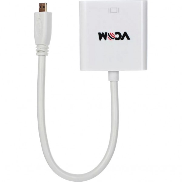 Кабель-переходник Micro HDMI M => VGA F 0.15m VCOM <CG593> VCOM CG593