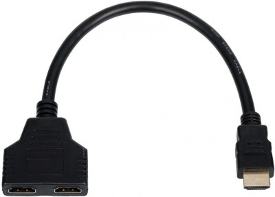 Переходник сплиттер  HDMI(m) на 2 HDMI(f), 0.10 м ATcom HDMI (m) - 2 x HDMI (f), 0.1 м