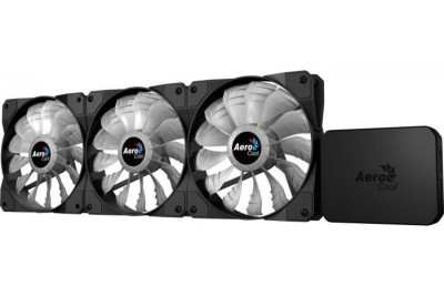 Вентилятор Aerocool P7-F12 Pro (3x120мм, 14.5dB, 1200rpm, 3 pin, подсветка) RTL