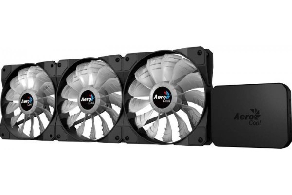 Вентилятор Aerocool P7-F12 Pro (3x120мм, 14.5dB, 1200rpm, 3 pin, подсветка) RTL