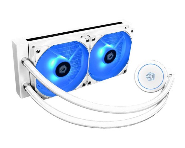 Комплект водяного охлаждения ID-Cooling ZOOMFLOW_240X_SNOW (универсальный, 250W, 18.0–26.4 dB, 700-1500 rpm, 2x120мм, по