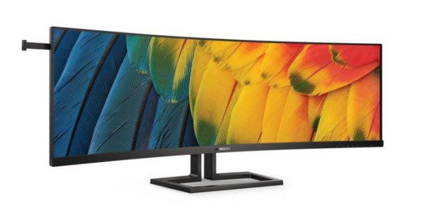МОНИТОР 45" PHILIPS 45B1U6900C/00 Black (VA, изогнутый, 5120x1440, 75Hz, 4 ms, 178°/178°, 450 cd/m, 80M:1, +2xHDMI 2.0)