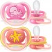 Пустышка utra air, Кит/Звезда, 6-18 мес, 2 шт, для девочек Philips Avent ultra air SCF085/04