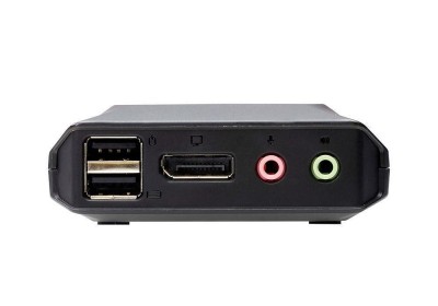 2-Port 4K Displayport +UCB-C Switch with audio and Remote Port Selector ATEN CS52DP