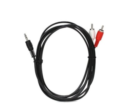 Кабель соединительный VCOM 3.5 Jack (M) - 2xRCA (M), стерео, аудио,  1.8м <VAV7183-1.8M>