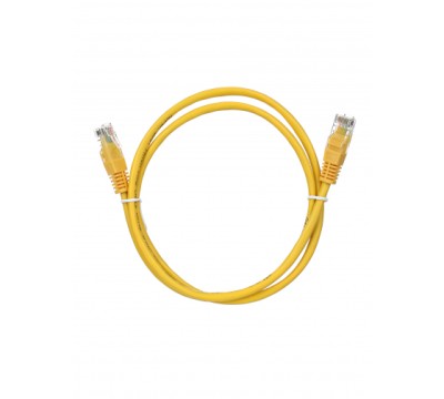 Патчкорд литой Aopen/Qust UTP кат.5е 1м желтый <ANP511_1M_Y>