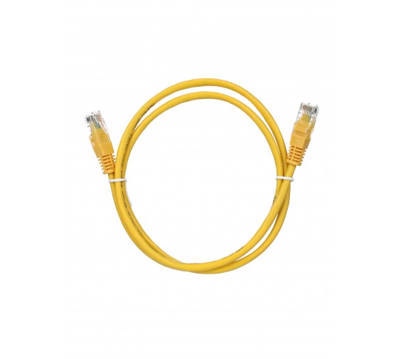 Патчкорд литой Aopen/Qust UTP кат.5е 1м желтый <ANP511_1M_Y>